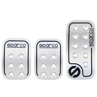 JUEGO DE PEDALES CROMADOS SPARCO AUT60000 PVP:27€